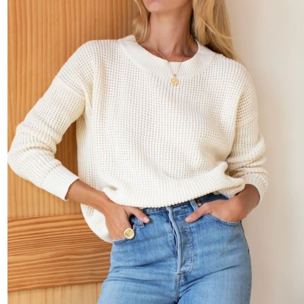 Emerson Fry Daily Sweater Crew Neck Ivory L